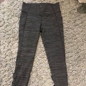 Athleta high waisted lace up leggings